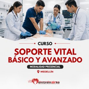 Curso Soporte vital básico y avanzado - Dirigido a: Internos, profesionales en medicina y  especialistas