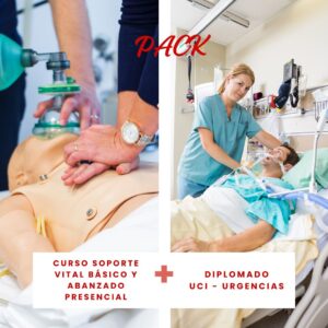 Pack SVA presencial  + Diplomado Urgencias UCI - URGENCIAS