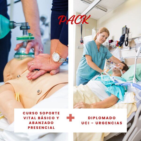 Pack SVA presencial  + Diplomado Urgencias UCI - URGENCIAS